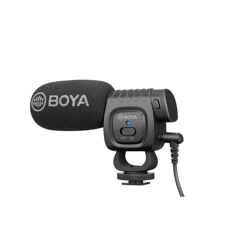 BOYA Boya Microphone BM3011 Mini Super Cardioid Condenser Microphone SLR Camera Hot Shoe Grab Microphone Mobile Live Vlog Short Video Recording Radio Microphone
