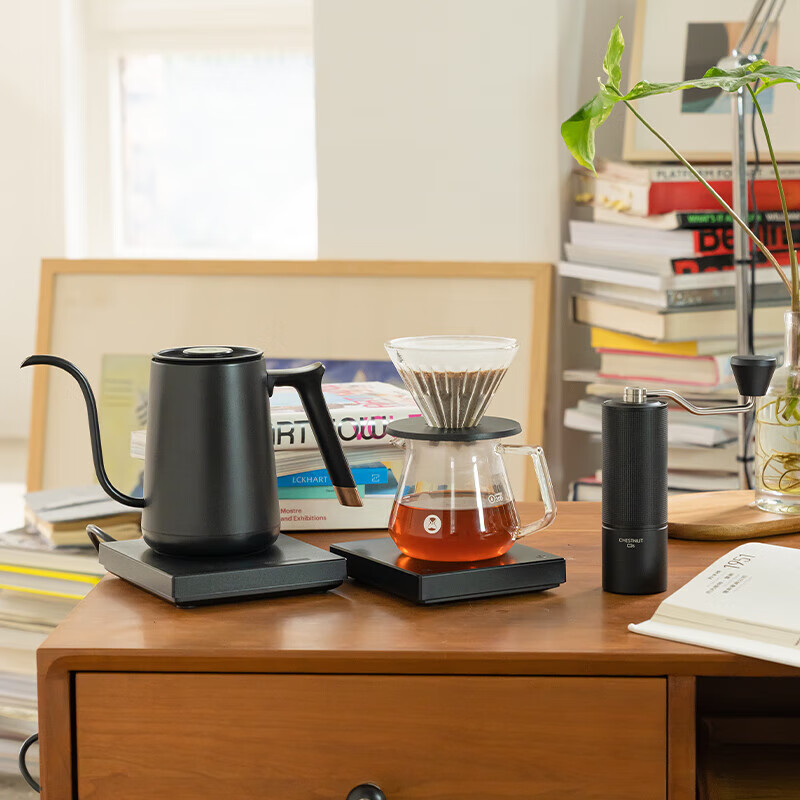 Taimo hand-brewed coffee pot set gift box temperature-controlled pot hand-ground coffee machine coffee utensils birthday gift New Year's gift