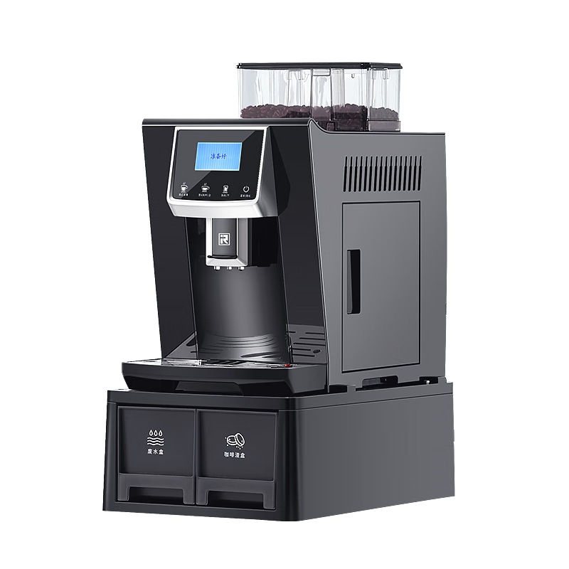 Irmafreda coffee machine grinder all-in-one commercial fully automatic Italian American office home coffee machine commercial milk coffee + refrigerator + ice machine