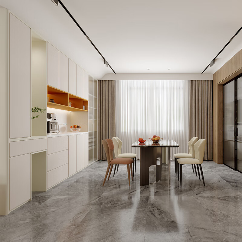 Quanyou (QUANU) Whole House Customized Sideboard Integrated Wall Cabinet Guest Dining Room Side Cabinet Storage Cabinet Vitality Diary Particle Board 10 Custom Cabinets (Contact Customer Service for Specific Plans)