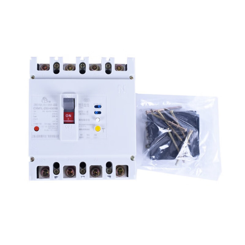 Shanghai earth leakage circuit breaker-125/3300 250/4300B 400/3300 630/430yan CXM1L 500A 3P