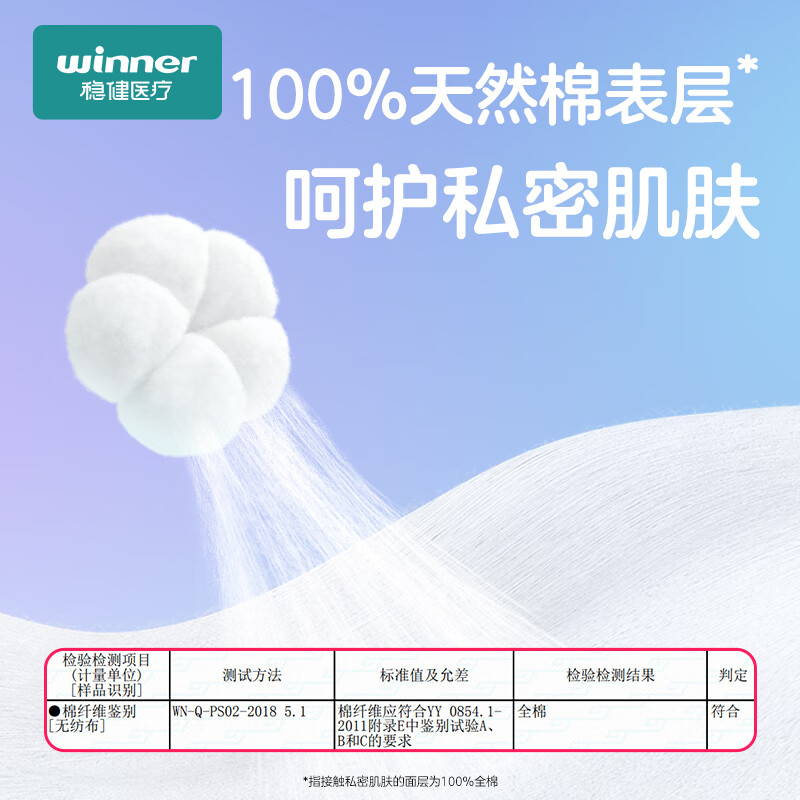 Robust medical pad daily care pad cotton dry post-operative care sanitary napkin pad 250x70mm 8 pieces/box