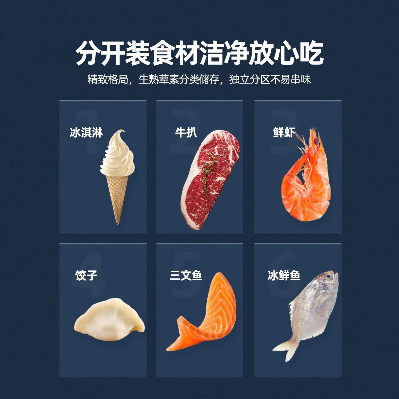 Polar Bear (BEIJIXIONG) vertical freezer, small freezer, household small freezer, mini quick-freeze, commercial drawer-type freezer, breast milk storage cabinet, energy-saving and electricity-saving refrigerator, 23L silver, first-class energy efficiency, nationwide warranty 23L