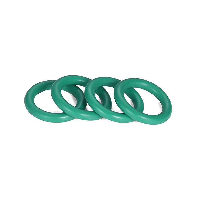 Jinggong (JINGGONG) fluorine rubber O-ring high temperature resistant sealing ring green o-type rubber gasket wire diameter 1.5/2/2.4/3.1-5mm outer diameter 6*1mm (20 pieces) fluorine rubber o-ring