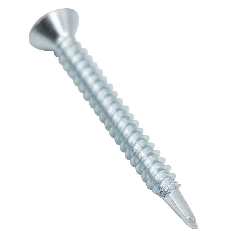 Hasdick blue and white zinc cross recessed countersunk head drill tail screw GB15856.2 dovetail nail ST4.2*16 (200 pieces)