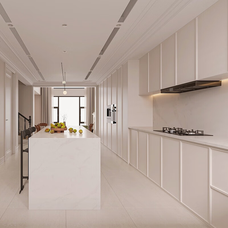 Wen Yijia customizes the whole house, customizes modern French cream style whole cabinets for small apartments, customizes kitchen cabinets and furniture, makes an appointment to measure and design 1 meter