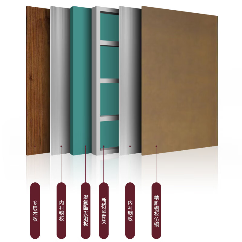 Yuelongmen Intelligent Armored Door Smart Door Fingerprint Password Lock Anti-theft Door Entry Door Porch Customized Carved Aluminum Door XT510 Non-standard Customized Sizes Contact Customer Service for Details