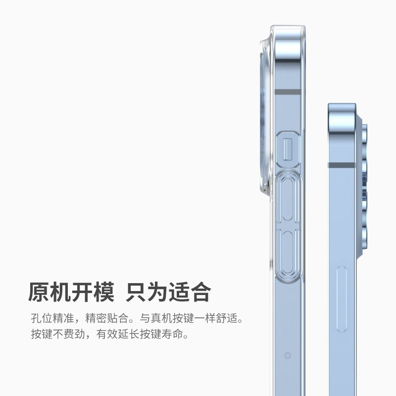 Snowkids Apple 13 mobile phone case iPhone13 protective cover lens protection ultra-thin TPU cooling anti-fall shell transparent shell