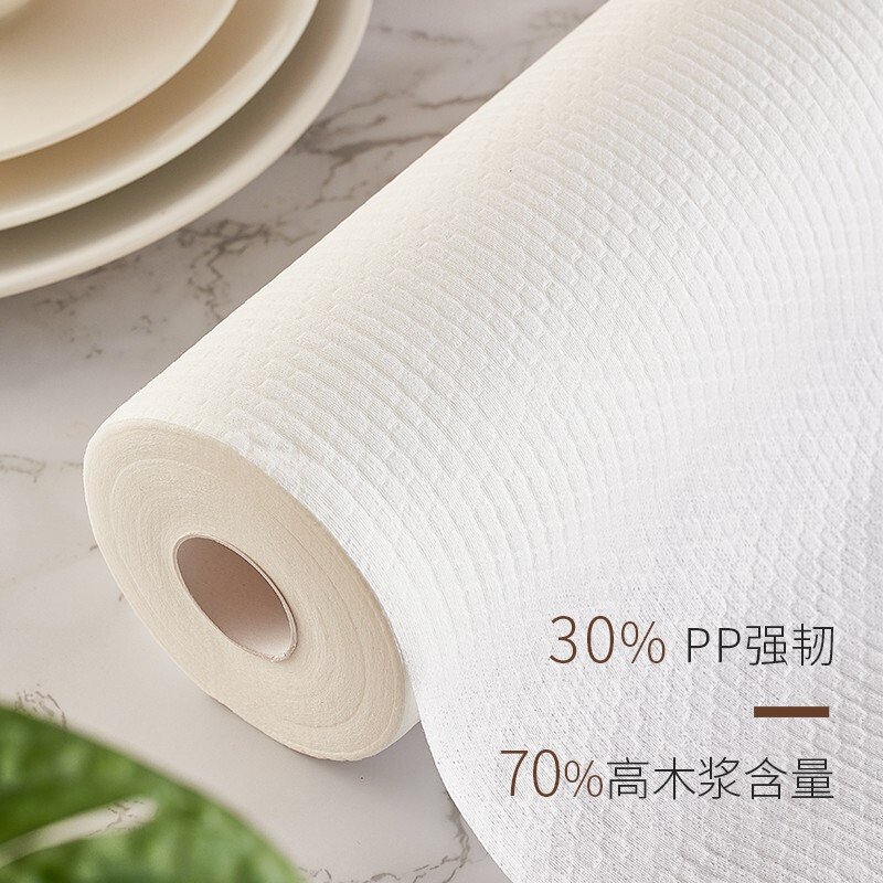 Made in Tokyo, thickened disposable lazy rags, 100 pieces, kitchen roll 70g, high gram weight, absorbs oil and water