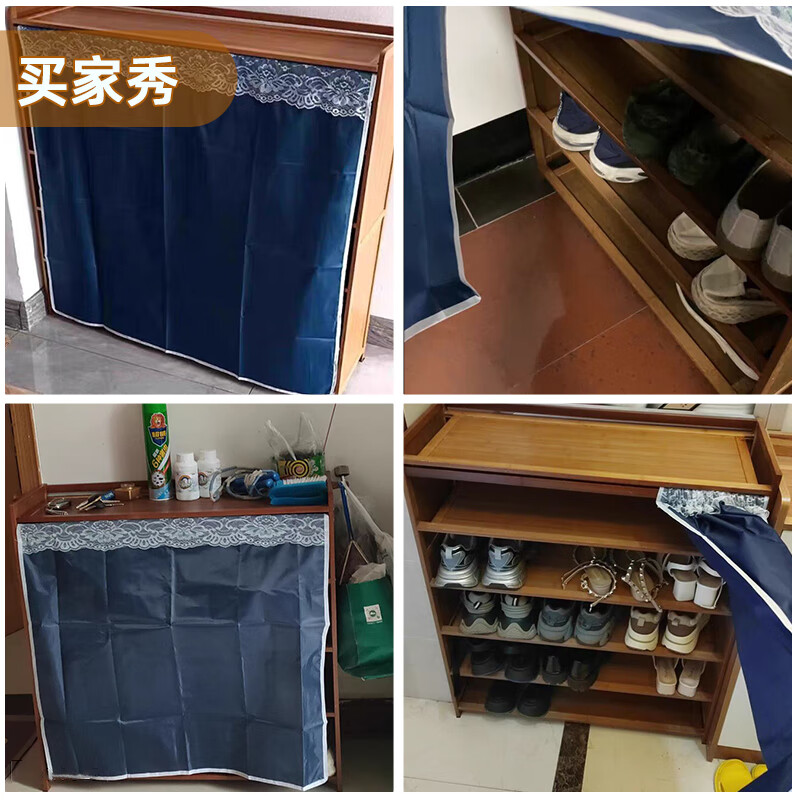 Anya shoe cabinet doorway household large shoe shelf multi-functional storage locker entry entrance cabinet 5 layers 70cm