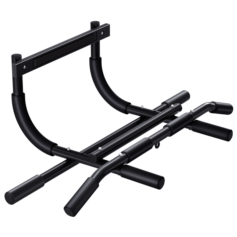 Zhuo brand door frame horizontal bar pull-up device for home indoor single pole crane fitness equipment multi-functional rack horizontal bar without punching type 38 - piano black