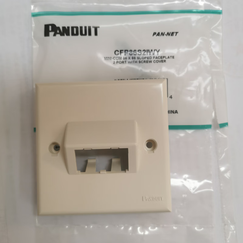 Panduit PANDUIT 4-port oblique port network cable panel CFP86S4IWY CJ688TGBU module CFP86S CMBIW panel plug