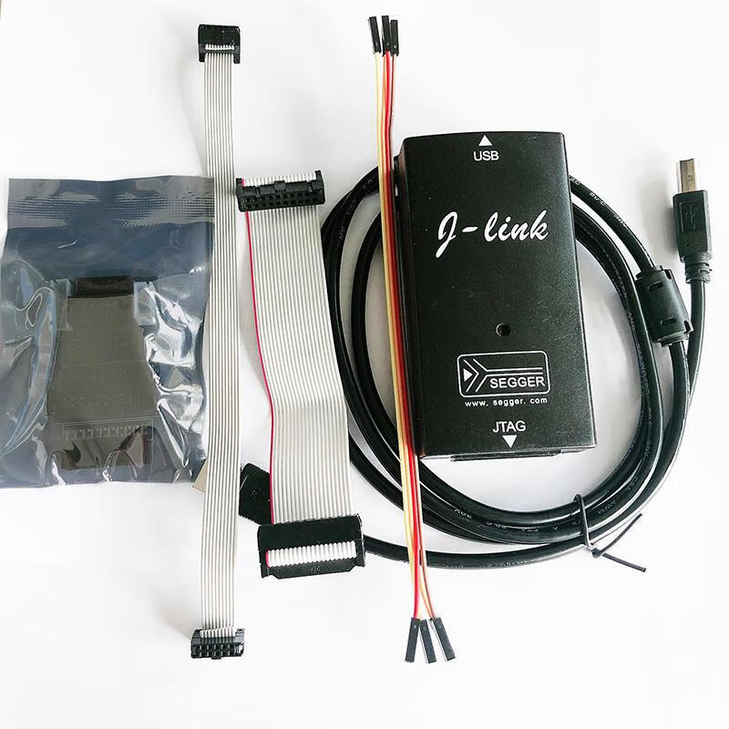 JLINK V8 V9 high-speed version debugger programmer emulator downloader new version J-LINK V9 v9 high configuration + adapter board + 7 types of lines