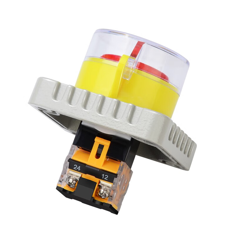 CHAXFB explosion-proof push button switch LA53 series rotary reset aluminum alloy explosion-proof emergency stop push button switch with protective cover