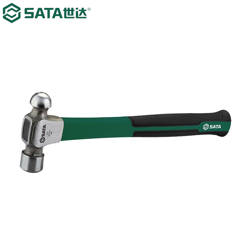 SATA 92302 fiberglass handle ball peen hammer 1 pound