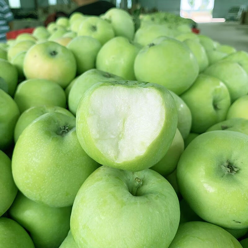 Jingdida Shanxi Green Apple, net weight 8.5 jins, single fruit starting from 120g, sweet and sour apples, direct shipping from the source, free shipping