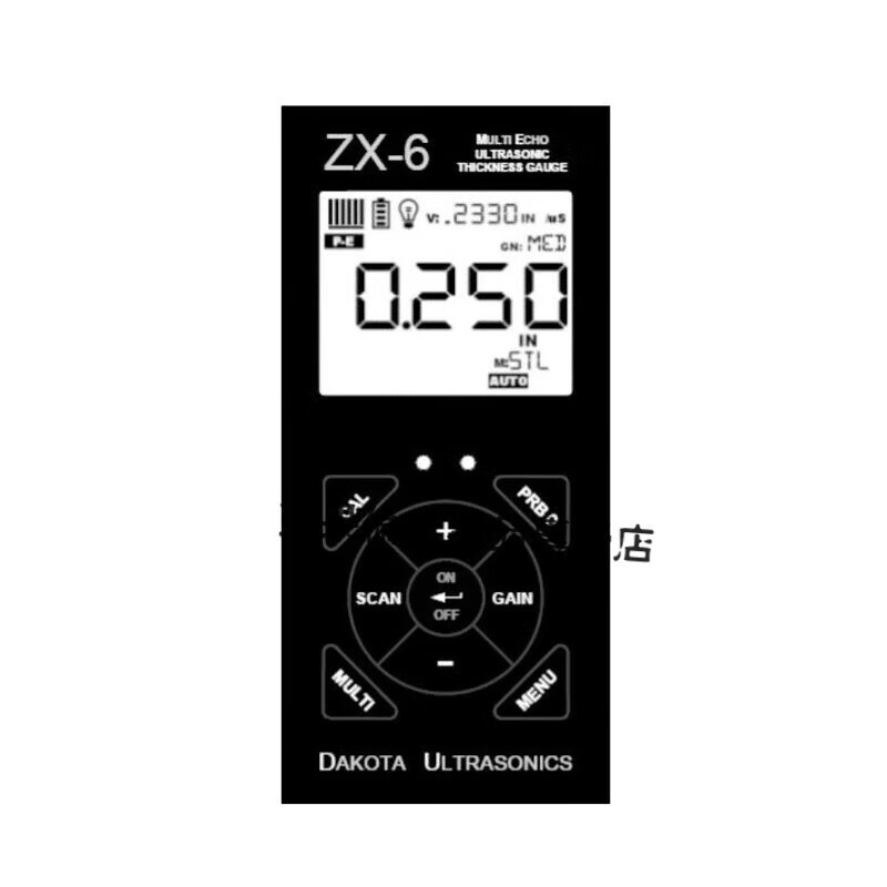 American DAKOTA ultrasonic thickness gauge penetrating coating type high-precision imported metal thickness measurement ZX-6