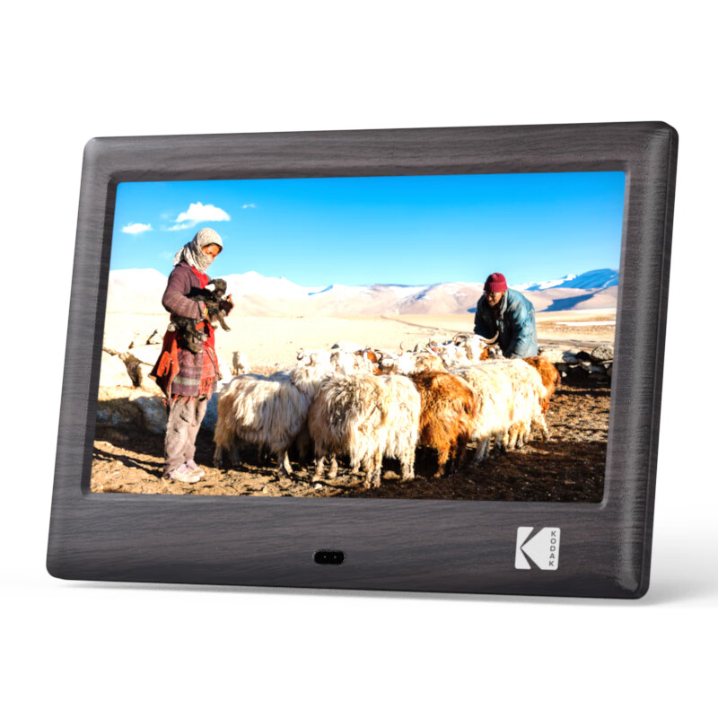 KODAK 708C digital photo frame 7-inch high-definition electronic photo album smart desktop photo and video player black