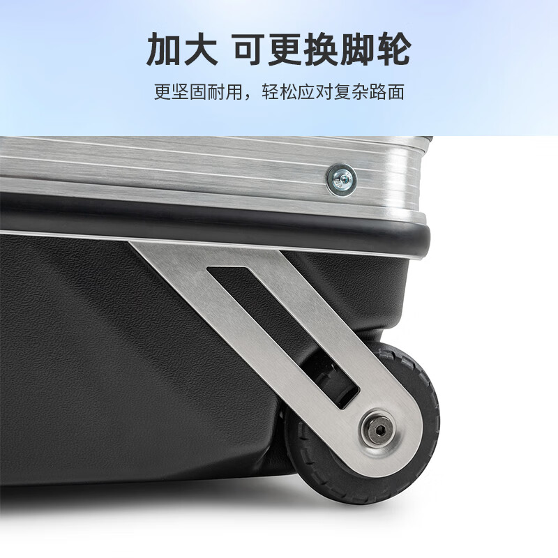 Beiwei tie rod tool box HDPE material enlarged casters TSA lock can be checked and repaired tool box 115.05 115.05/P