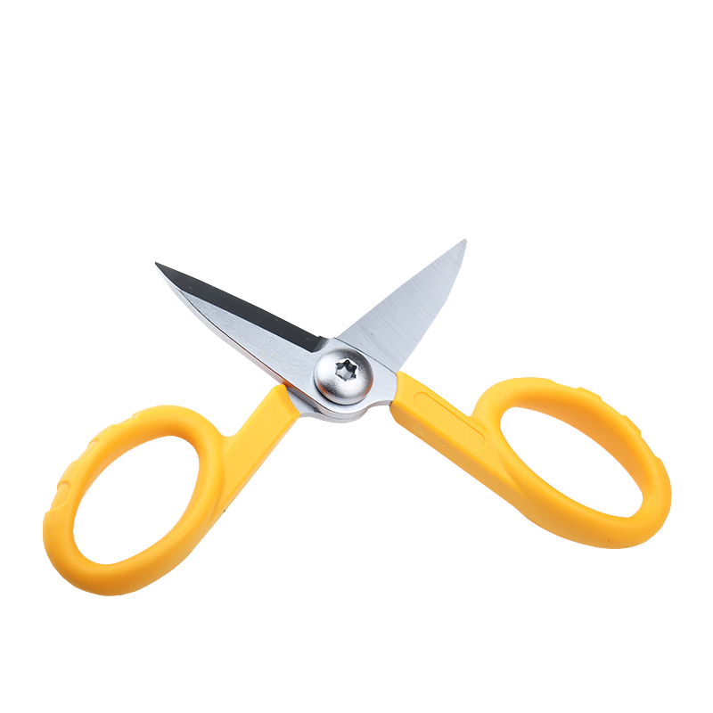 Lanyou Kevlar scissors with serrated aramid scissors Taiwan imported fiber pigtail jumper scissors fishing line network cable body armor special scissors electrician scissors hardware tools scissors Kevlar aramid scissors LY-01