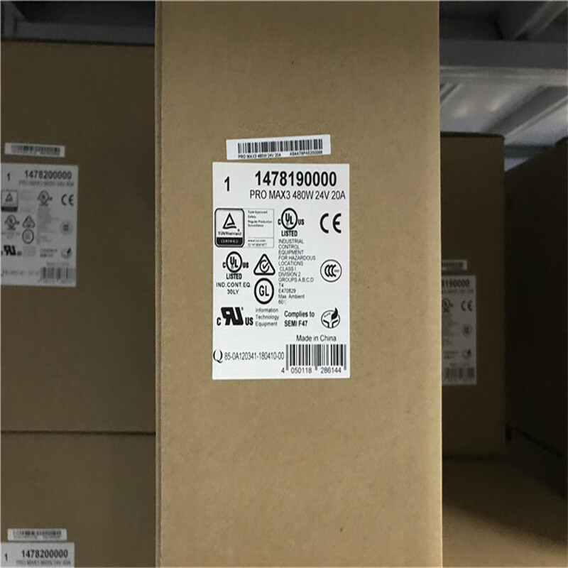 3480W24V20A Weidmüller switching power supply 1478190000