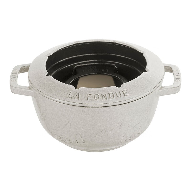 Staub Germany Direct Mail Cast Iron Pot Hot Pot Set Made in France White Truffle 20cm Single Pack