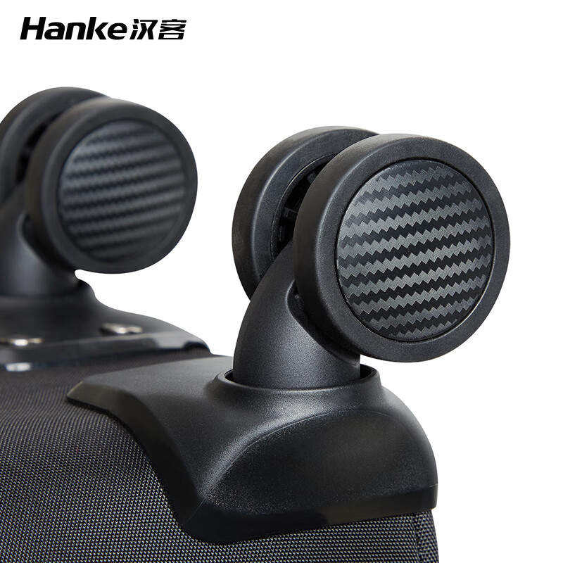 Hanker universal wheel suitcase, suitcase, men's and women's trolley case, small box, boarding case, password suitcase, black 20 inches