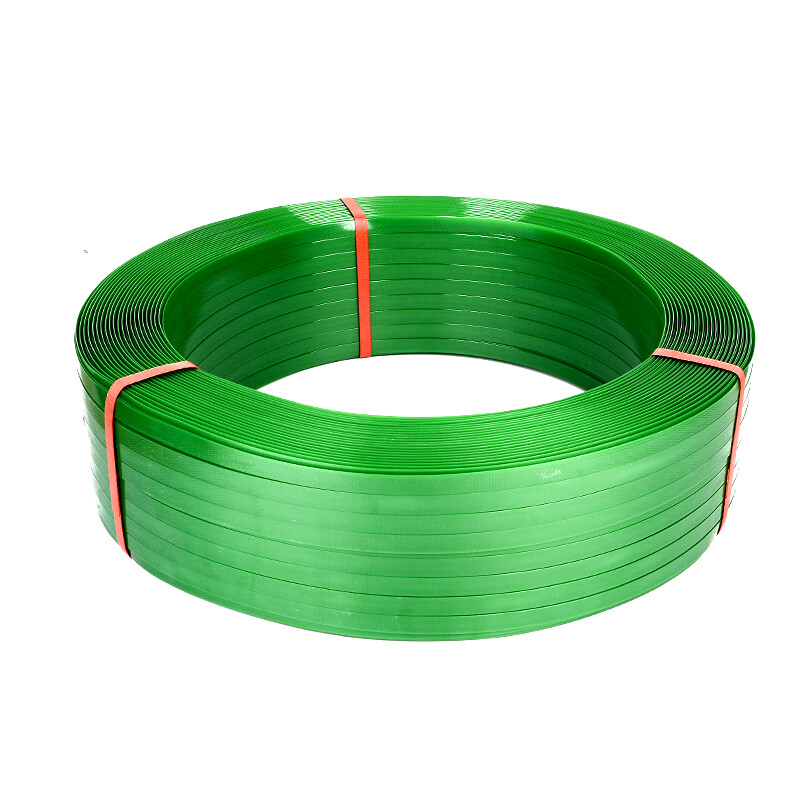 Customized PET plastic steel belt 1608 green packing belt plastic pp braided belt binding belt packaging belt packing belt 1910 plastic steel belt weighing 20 kg