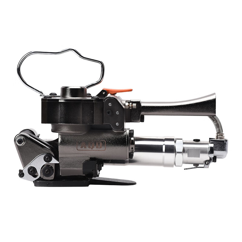 VONPACK pneumatic automatic hot melt portable fully automatic carton plastic steel belt buckle-free hot melt machine PET pneumatic baler PP belt hot melt packaging tensioner brick factory AQD19