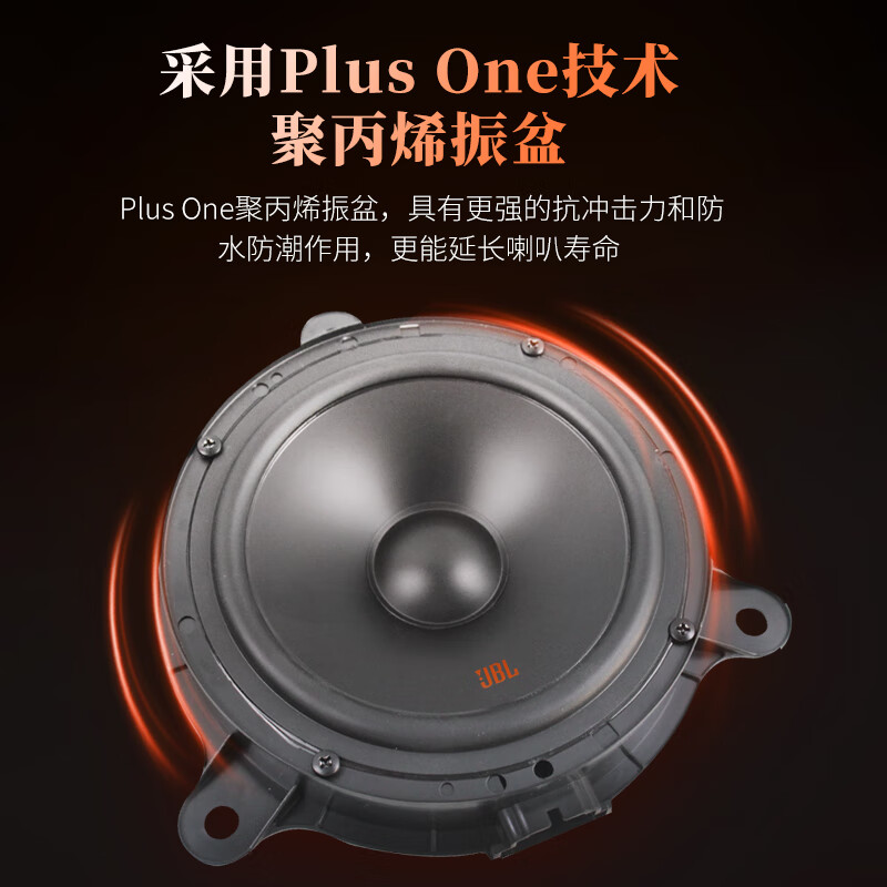 JBL Jingcai series car audio original car replacement upgrade 6.5-inch speaker JBL two-way set
