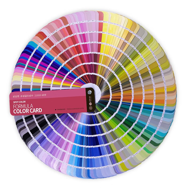 Color Pass 2188 Color Card Sample Book Color Mixing Formula Ratio Color Card Sample Latex Paint Paint Coating Hardware Textile Plastic Silk Printing CMYK Design Architectural Color Card