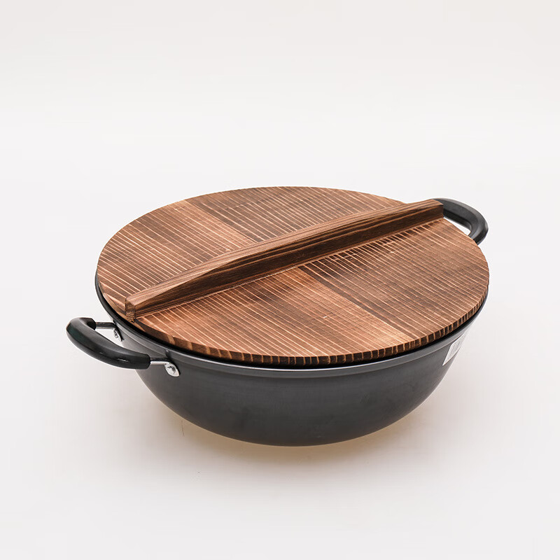 Youmingrui old-fashioned thickened fir pot lid wok large pot lid household wooden rural large pot lid round water tank solid wood pot lid 44cm