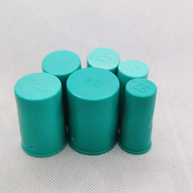 Yuruo Rebar Protective Cap Plastic Straight Thread Sleeve Protective Sleeve Wire Head Plug M18 Extended 5CM 500 Pack