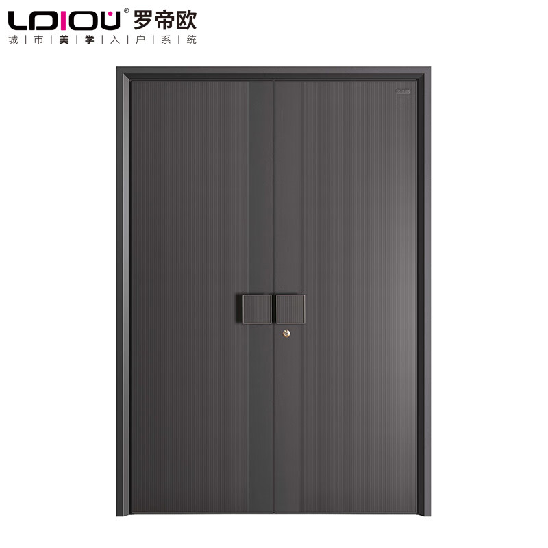 Carbon steel micro-broken bridge, finely carved style system door, high-end light luxury safety door, finely carved cast aluminum door, customized square price