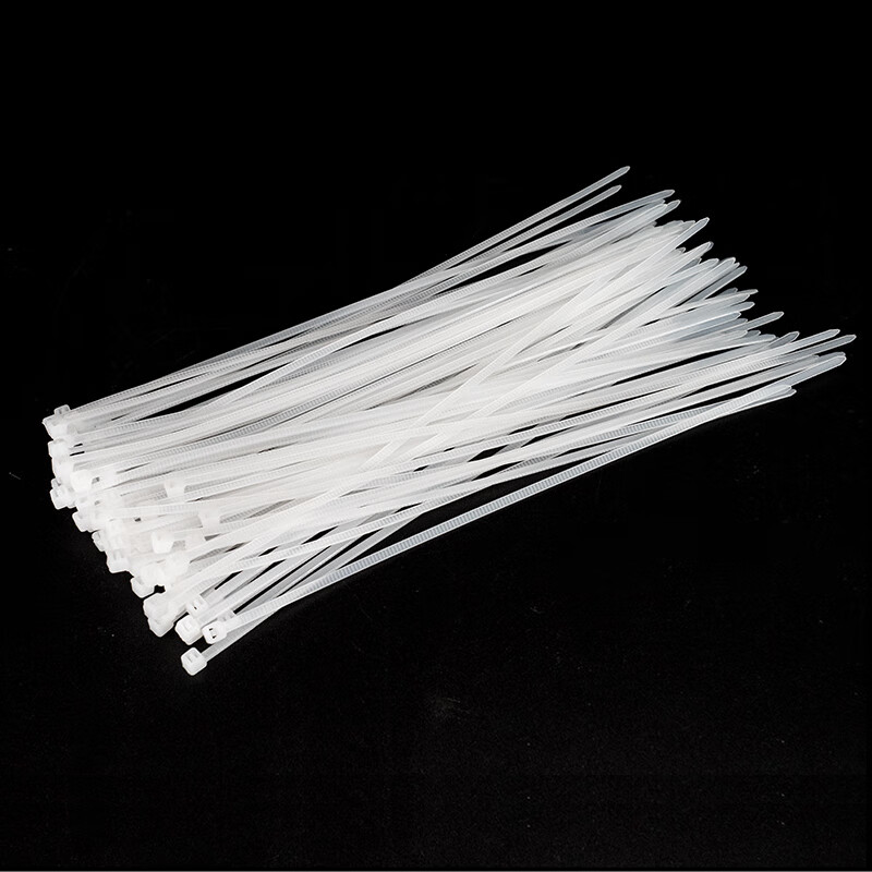 Hasdick Beijing warehouse delivery gnjz-1159 white self-locking nylon cable ties 4*350mm national standard actual width 3.5mm 250 pieces