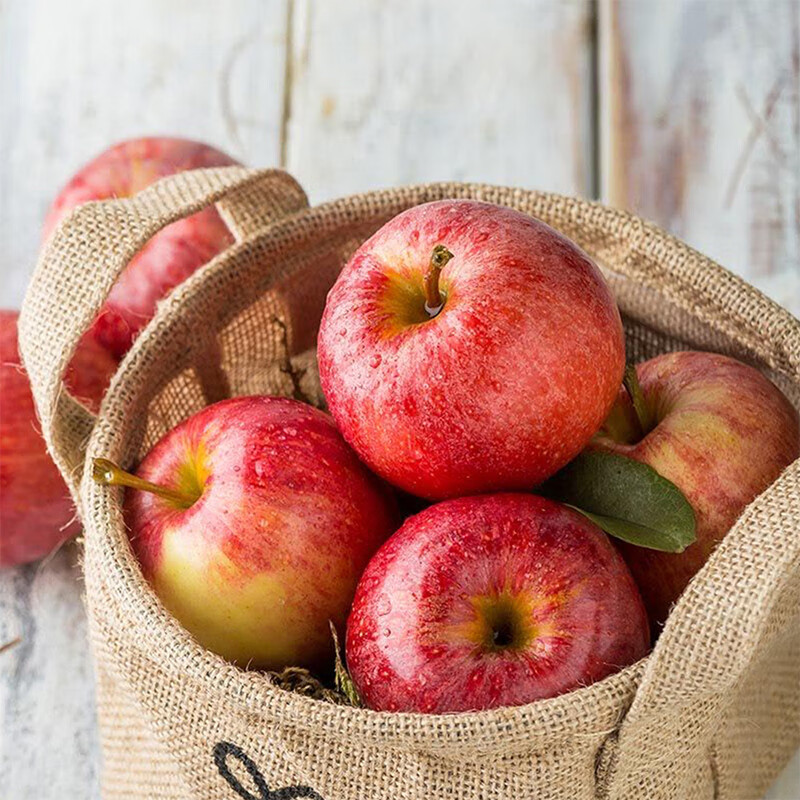 Jingxiansheng Fuji small apples imported from South Africa 5 pounds, fresh fruit, straight from the source