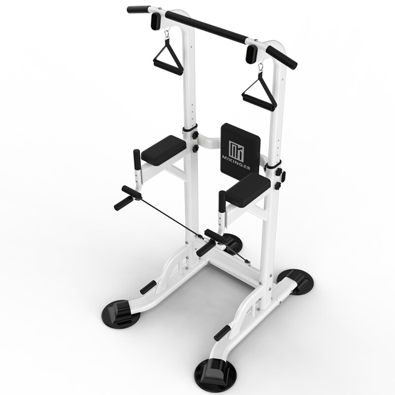 MIKING horizontal bar pull-up device multi-functional household single and parallel bars adjustable single pole indoor sports fitness equipment MK045 white | height adjustable to 2.3 meters