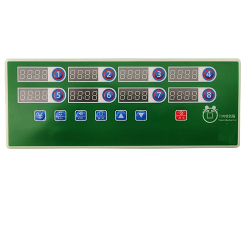 Ouhuayuan billiard room, multiple groups of independent timing and billing, mahjong hall, badminton, kart, entertainment facilities, multi-channel timing reminder, plug-in, 8-channel voice reminder, independent timer without pricing