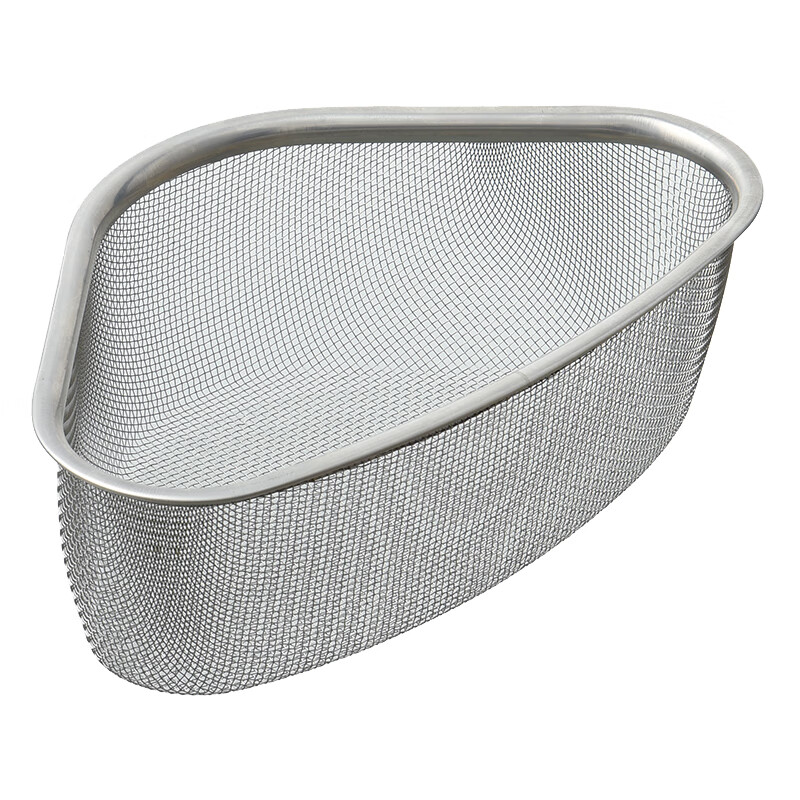 Meikejie stainless steel sink drain basket kitchen sink dishwashing basin leftovers filter mesh dishwashing sink drain rack hanging dual-use large