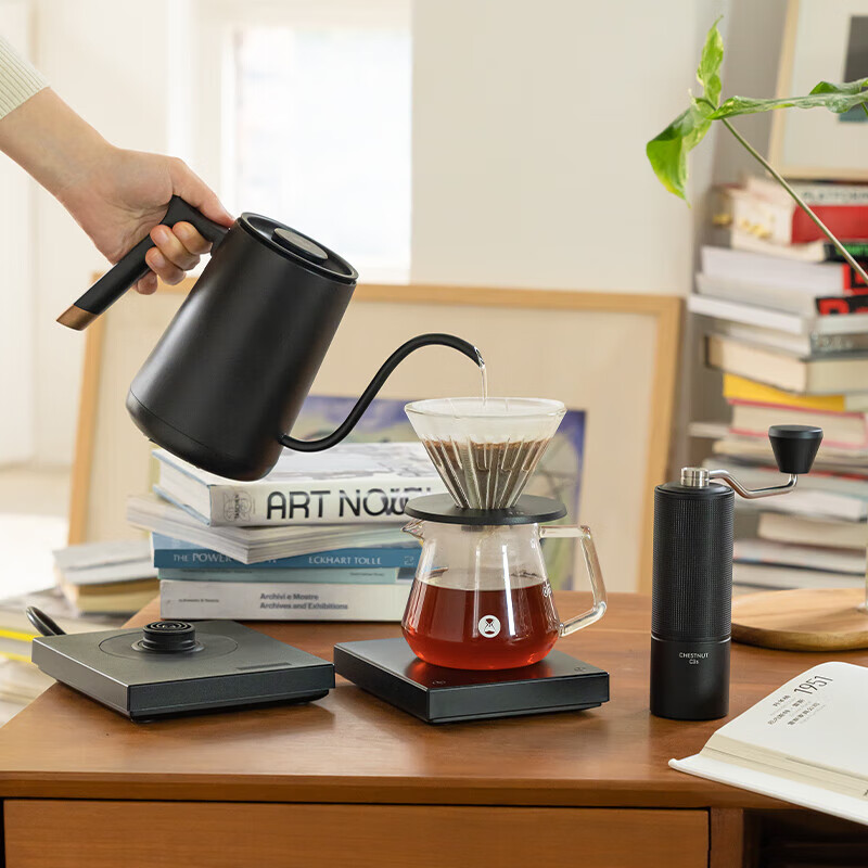 Taimo hand-brewed coffee pot set gift box temperature-controlled pot hand-ground coffee machine coffee utensils birthday gift New Year's gift