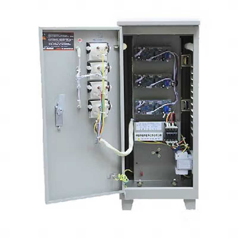 LISM Electrical three-phase 380v power supply voltage regulator SJW high power 30Kva fully automatic voltage regulator 30000w SJW 4 SJW 45KVA