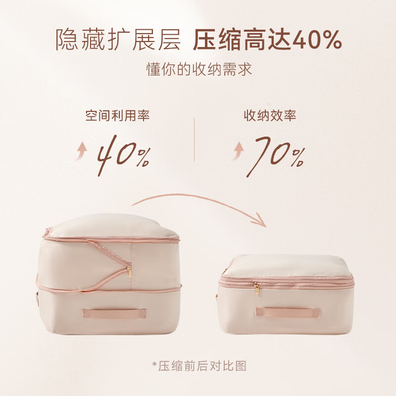 EACHY quilt storage compression bag duvet silk quilt special quilt storage bag quilt storage almond flour XL