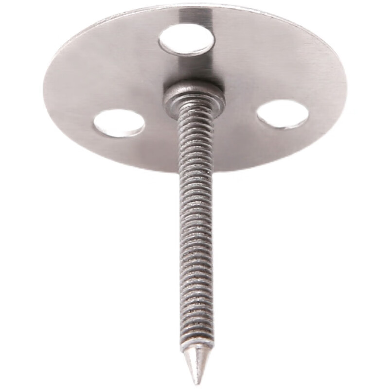 Meng Qier's 1-car triangular nail, Tribulus non-reversible nail, triangular nail, three-hole nail, flat head thumbtack, large head nail, random nail length for furniture, 5-pcs