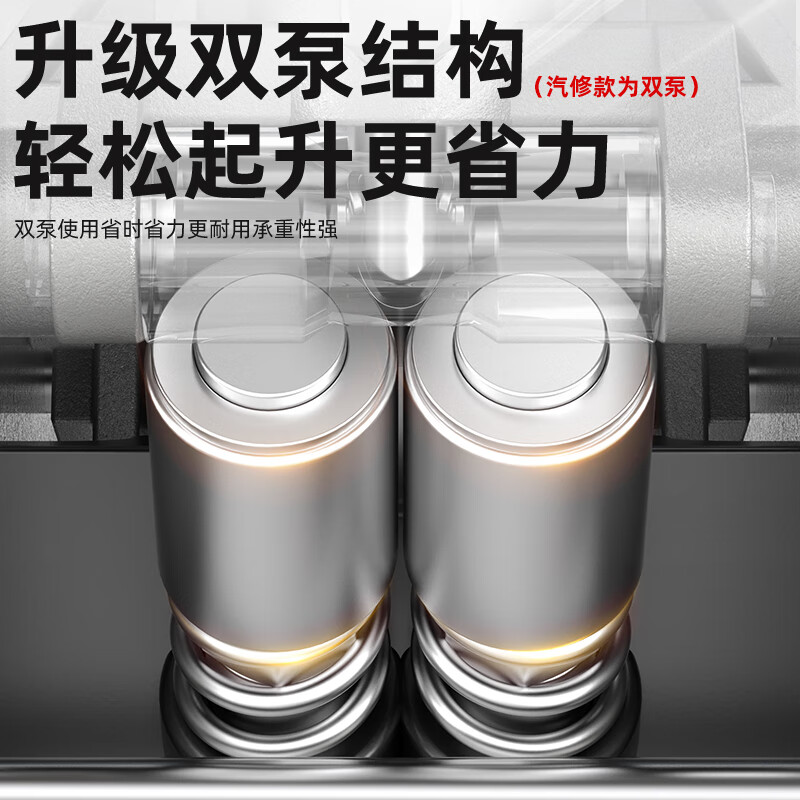 HUGO 3-ton horizontal hydraulic jack car hydraulic jack car SUV van tire changing tool thousand gold top thickened household model 2.5 tons all-round ultra-low position