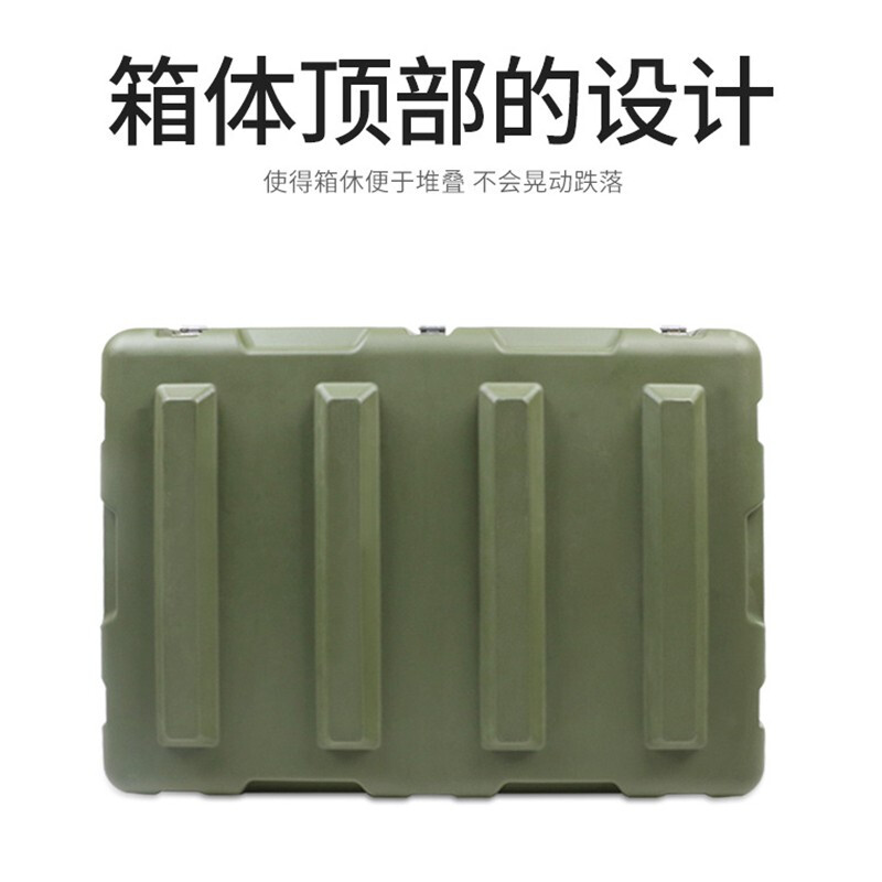 GJXBP rotomolding box portable equipment box precision instrument box supplies box airdrop box military green suitcase 48*34*19CM