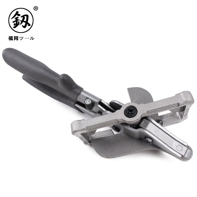 鰰Japan Fukuoka Tools Multi-functional Angle Scissors 45 degrees 90 degrees Multi-purpose Electrician Trunking Scissors 鰰 Angle Scissors FO-4004
