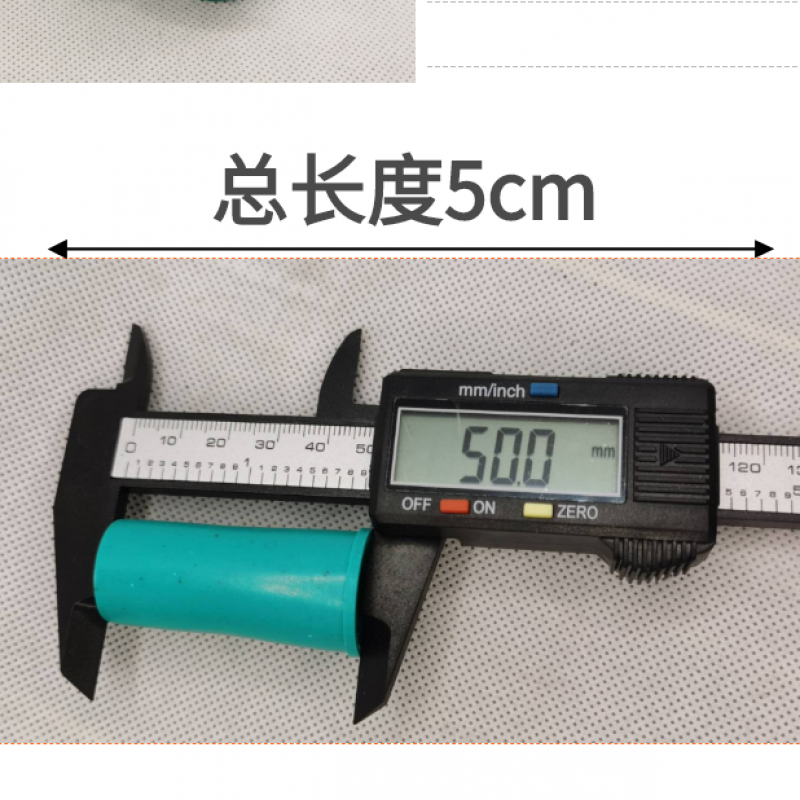 Yuruo Rebar Protective Cap Plastic Straight Thread Sleeve Protective Sleeve Wire Head Plug M18 Extended 5CM 500 Pack