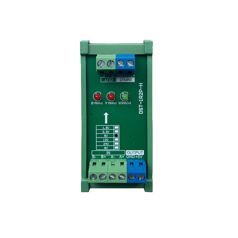 2-8 channels fully compatible differential to single-ended collector servo encoder differential signal converter 5V to 24V 5V to 24V 3 channels with housing guide rail installation