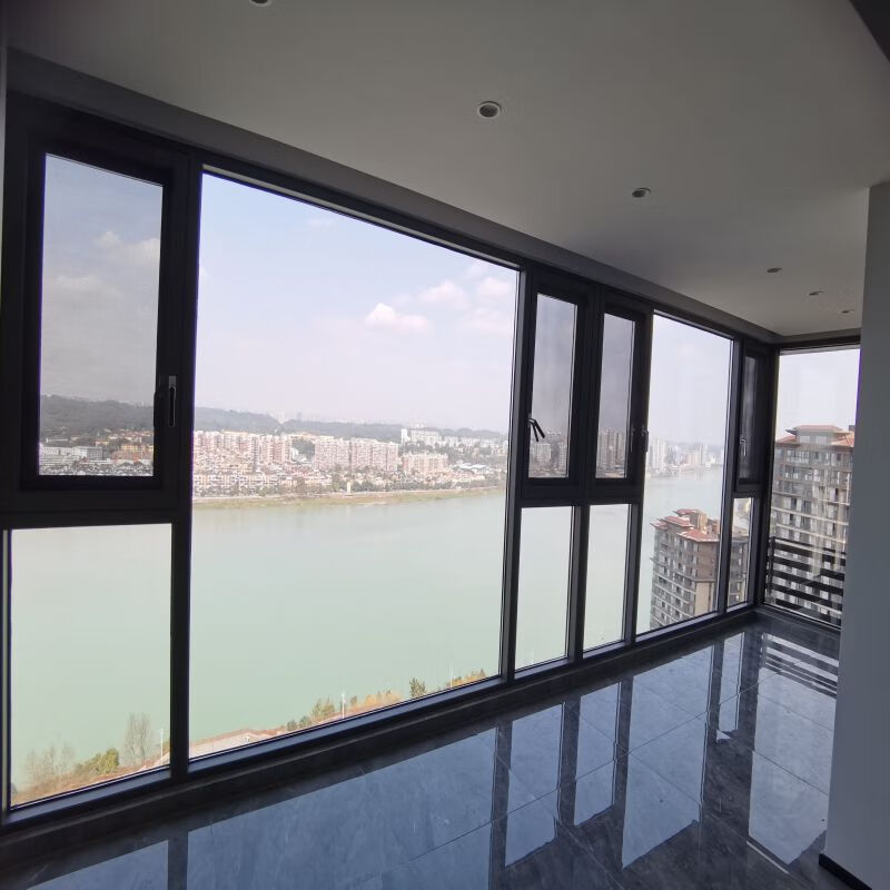 Wupai (WUPAI) Wupai system doors and windows 113/120/130 broken bridge casement window balcony, bedroom window Yuexiang 113 broken bridge fixed window 880/m