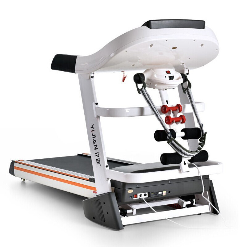 Yijian treadmill light commercial household silent folding smart gym large 8009 15.6-inch color screen multi-function